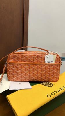 wholesale quality goyard orange camera bag 020189